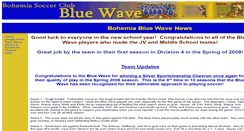 Desktop Screenshot of bluewave.bohemiasoccerclub.org